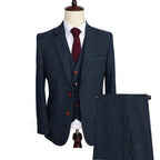 Men's Wool Tweed Tuxedo and Suit Set