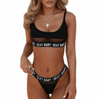 Women's Lace Letter Lingerie Set Women's Lingerie Unbranded