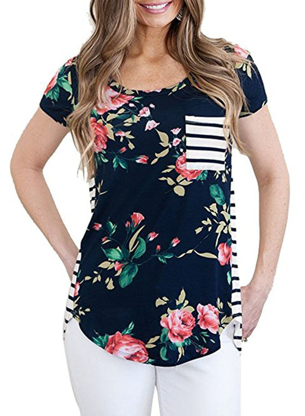 Women's Maternity Tops For Breastfeeding Women's Tops & T-shirt Unbranded Navy Blue XL