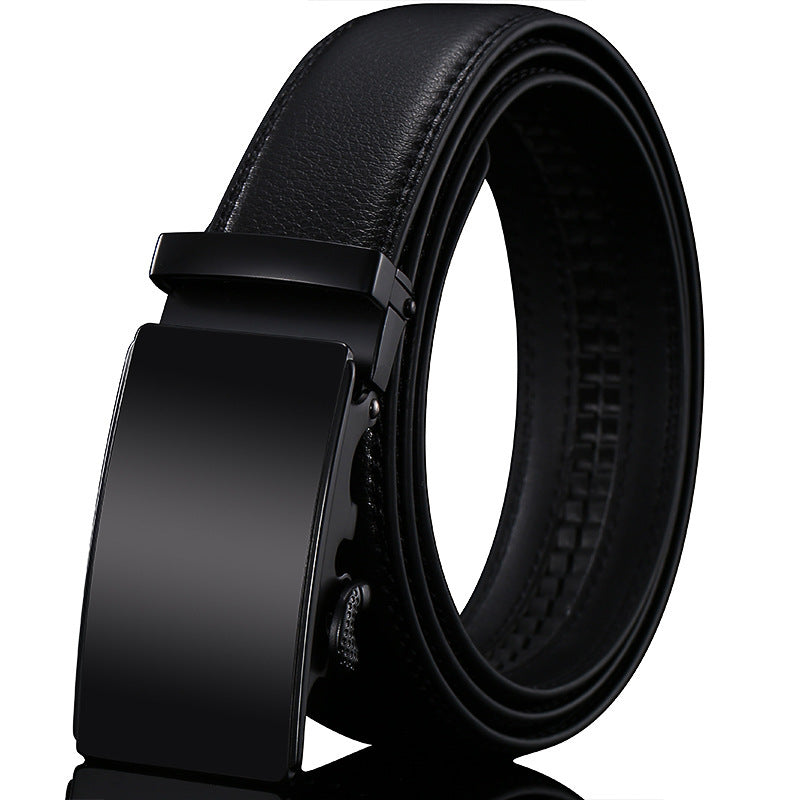 Men's Premium Leather Belt with Automatic Buckle