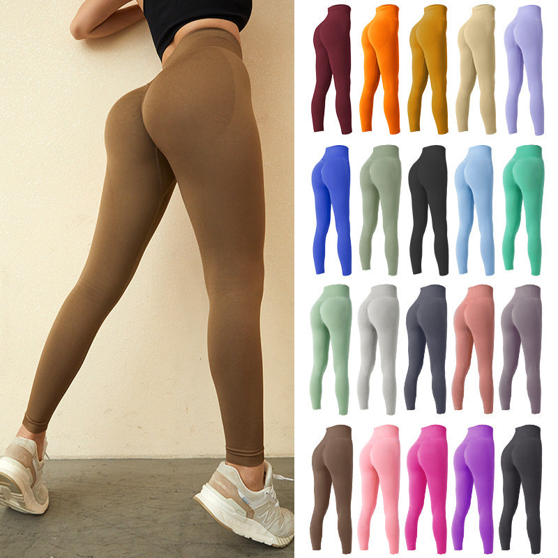 Seamless Leggings Yoga Pants Tummy Control Workout Running Yoga Leggings For Women Main image