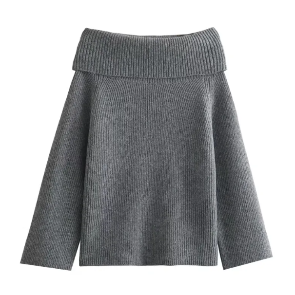 Women's Off Shoulder Pullover Sweater Women's Knitwear & Sweaters Unbranded