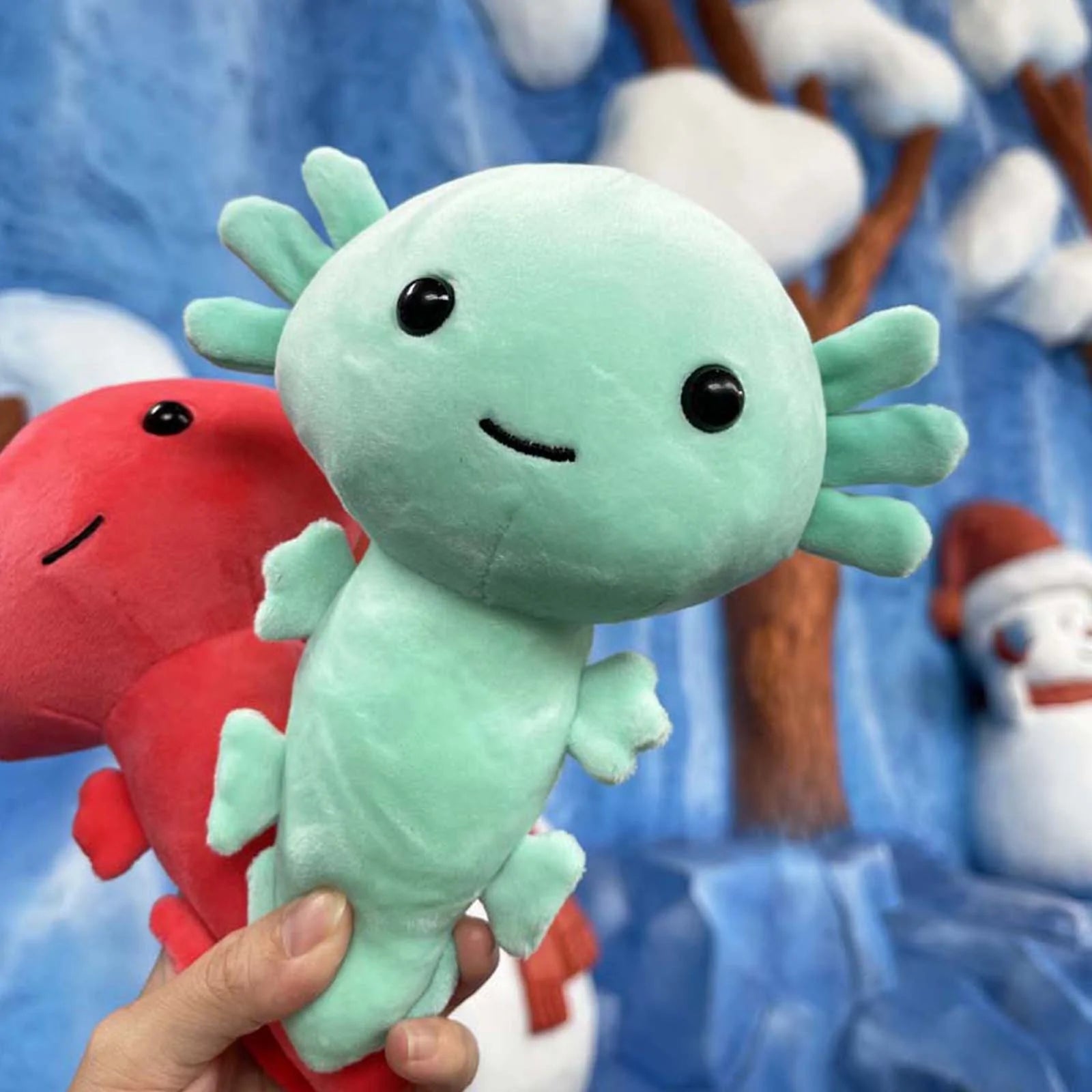 Anime Axolotl Plush Toy