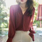 Women's Loose Chiffon Shirt