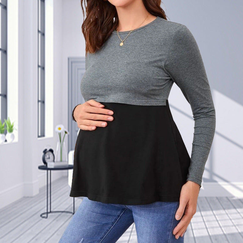 Women's Maternity Long Sleeve Tops