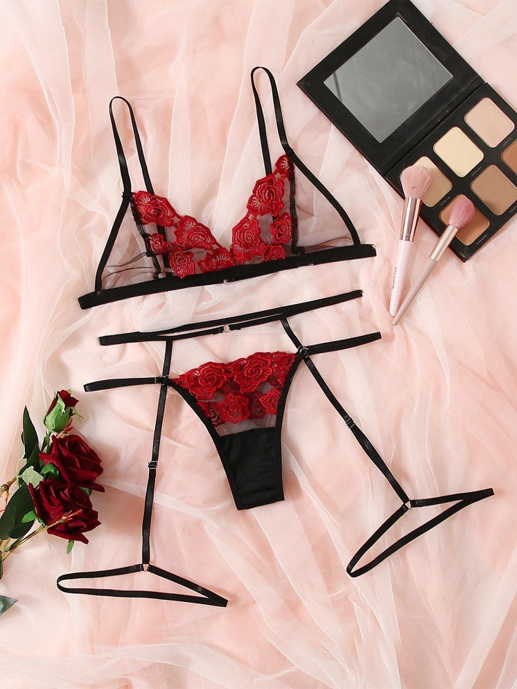 Women's Lace Embroidered Sexy Lingerie Set Women's Lingerie Unbranded