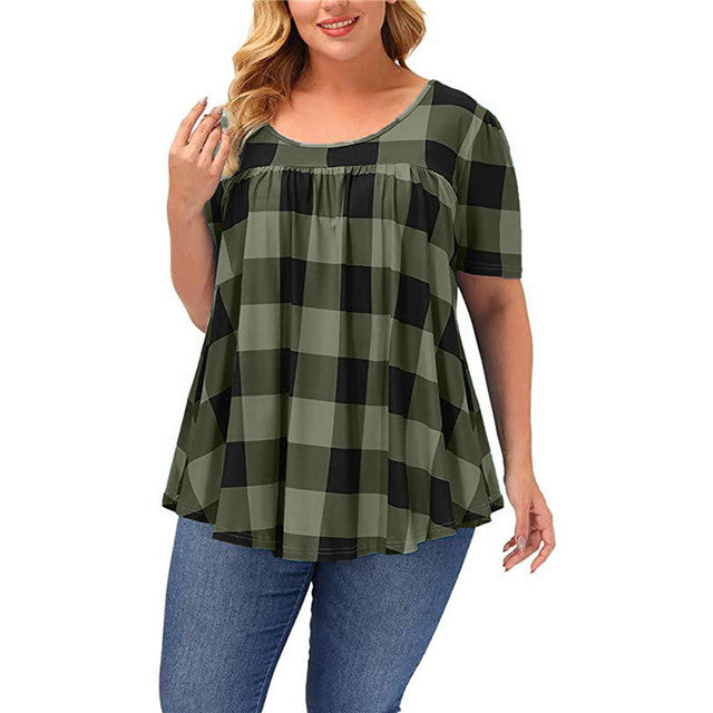 Women's Plus Size Casual Loose Tops