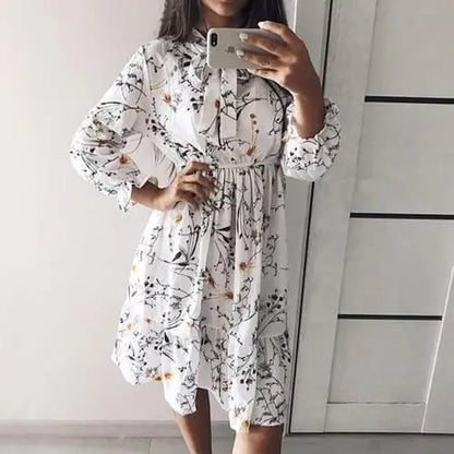 Women's Chiffon Floral Dress