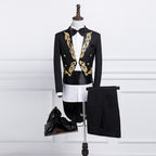 Men's Tuxedo Suit for Performers and Hosts