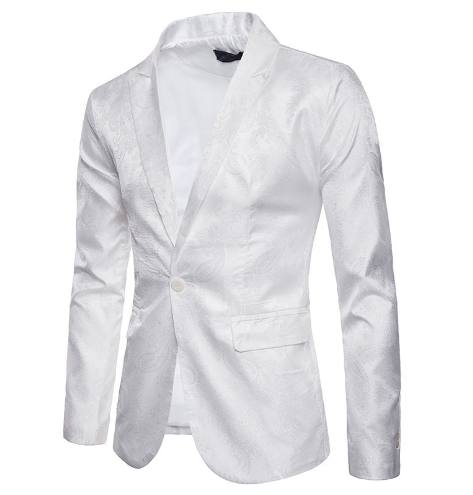 Men's Suit with Stylish One-Button Design and Fit ILLUSION CO