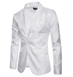 Men's Suit with Stylish One-Button Design and Fit ILLUSION CO