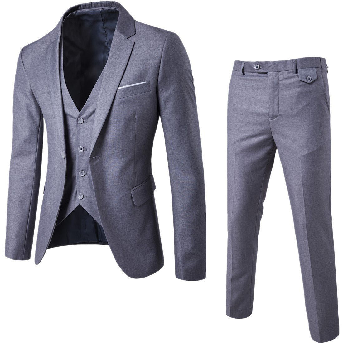 Men's Casual Suit for Business and Wedding Attire