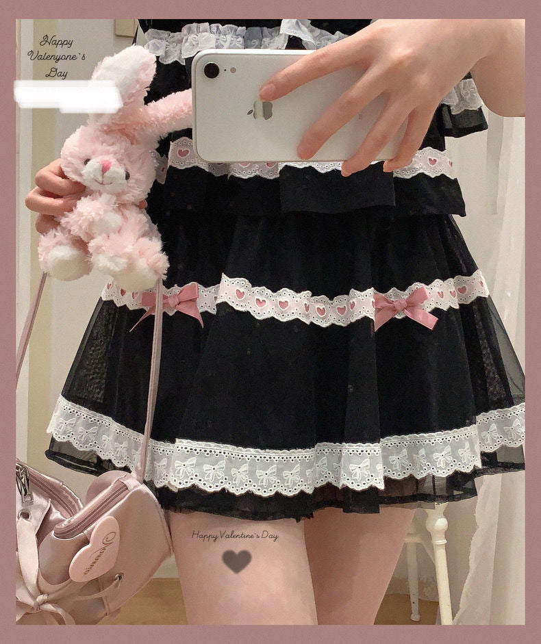 Women's Lace Ribbon Skirt