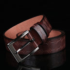 Men's Faux Leather Belt