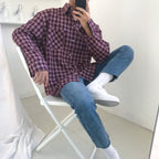 Plaid Shirt Jacket Unisex