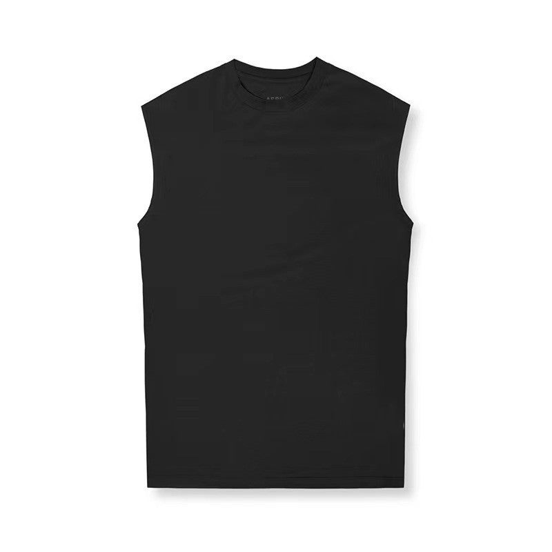 Men's Summer Sleeveless Sports Basketball Training Tank Top Men's Activewear Tops Unbranded Black light plate M Main image