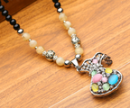 Long Sweater Necklace with Versatile Beads
