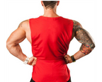 Men's Summer Cotton Sleeveless Gym Tank Top Men's Activewear Tops Unbranded