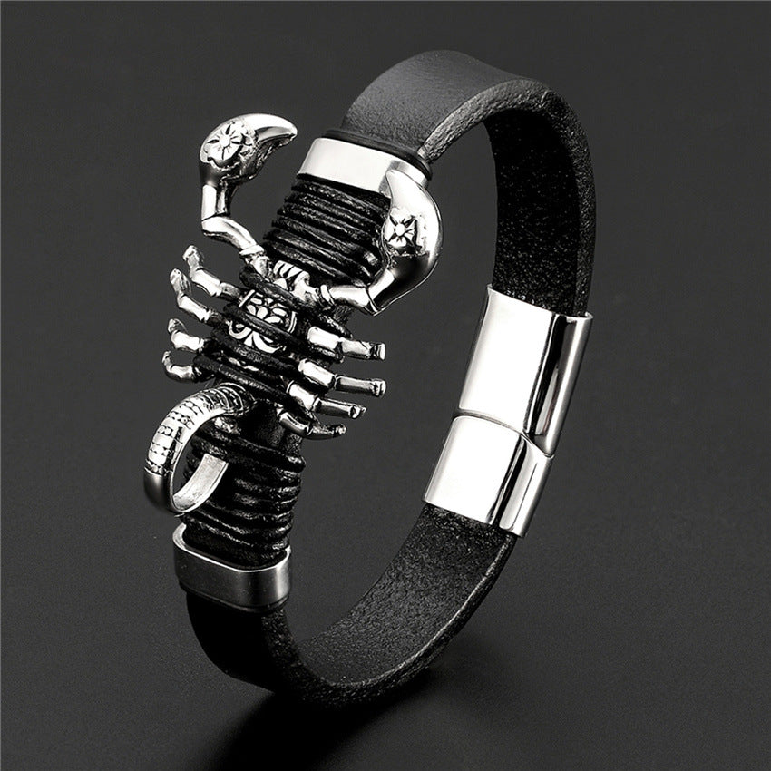 Men's Versatile Handmade Leather Bracelet Men's Bracelet Unbranded Main image