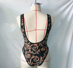 Women's Backless One Piece Bikini Swimsuit