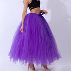 Women's Maternity Tulle Puff Skirt