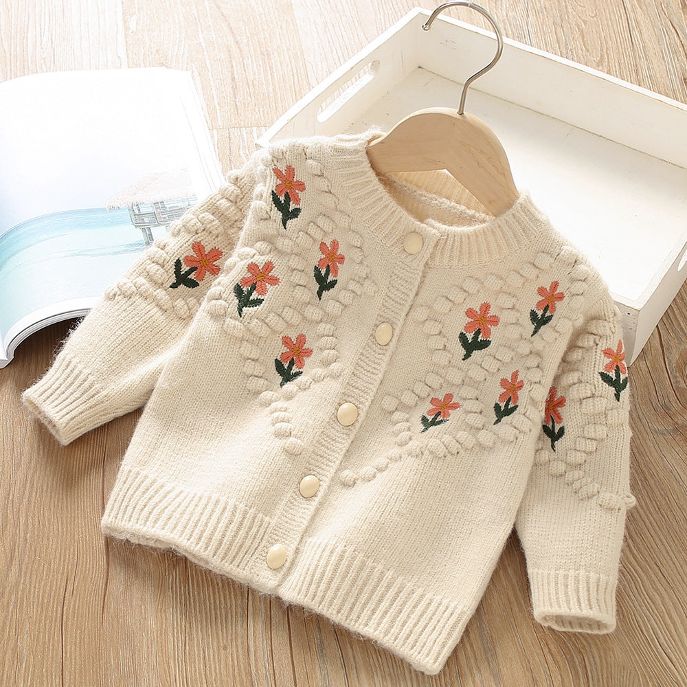 Knitted Cardigan Jacket for Girls' Fashion Styles