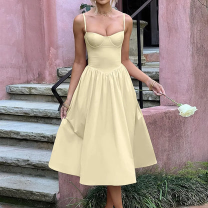 Women's French Vintage Court Style Long Dress