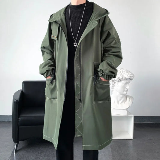 Men s Mid Length Trench Coat