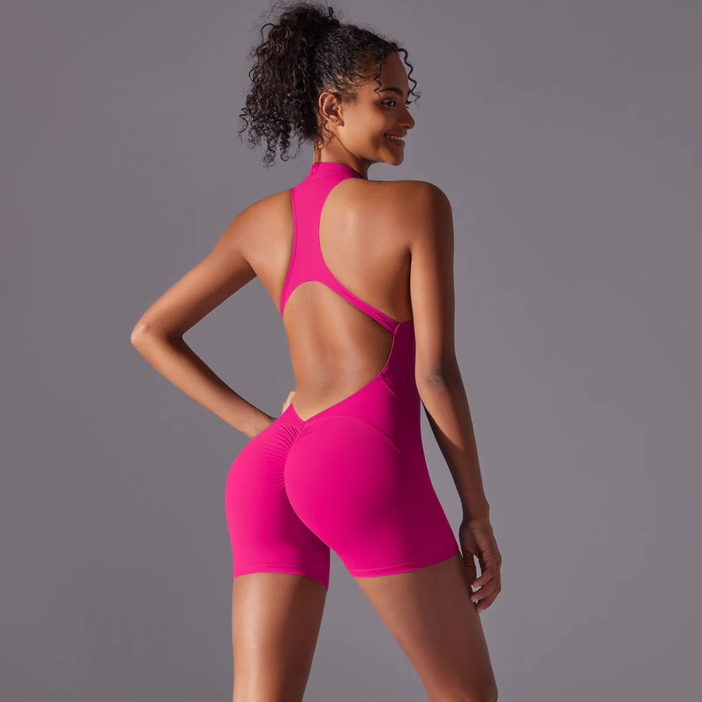 Women's Backless Sports Jumpsuit