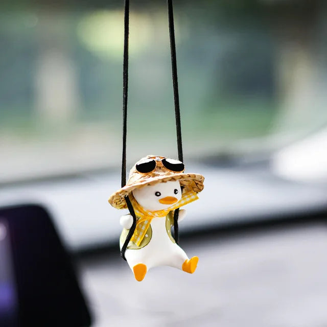 Anime Gypsum Swing Duck Car Interior Decoration