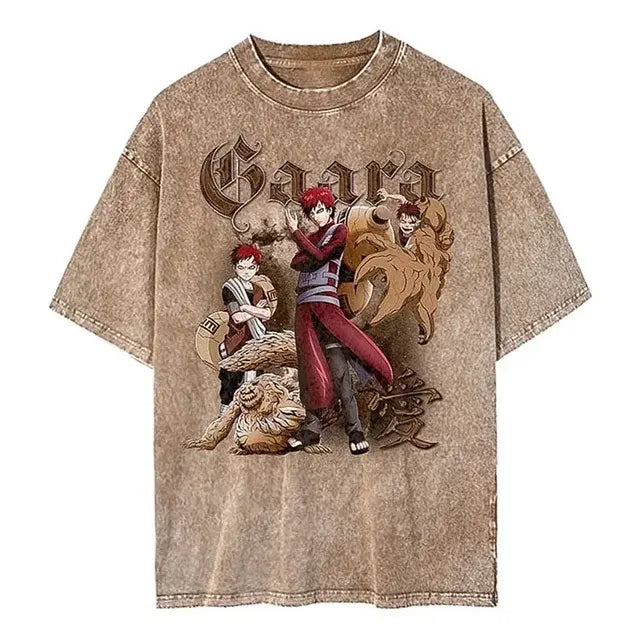 Vintage Harajuku Anime Washed Oversized Tshirt