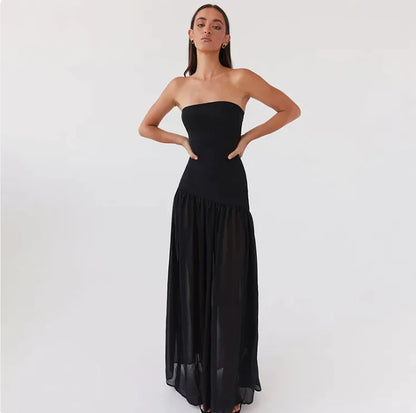 Women's Elegance Max Strapless Slit Dress