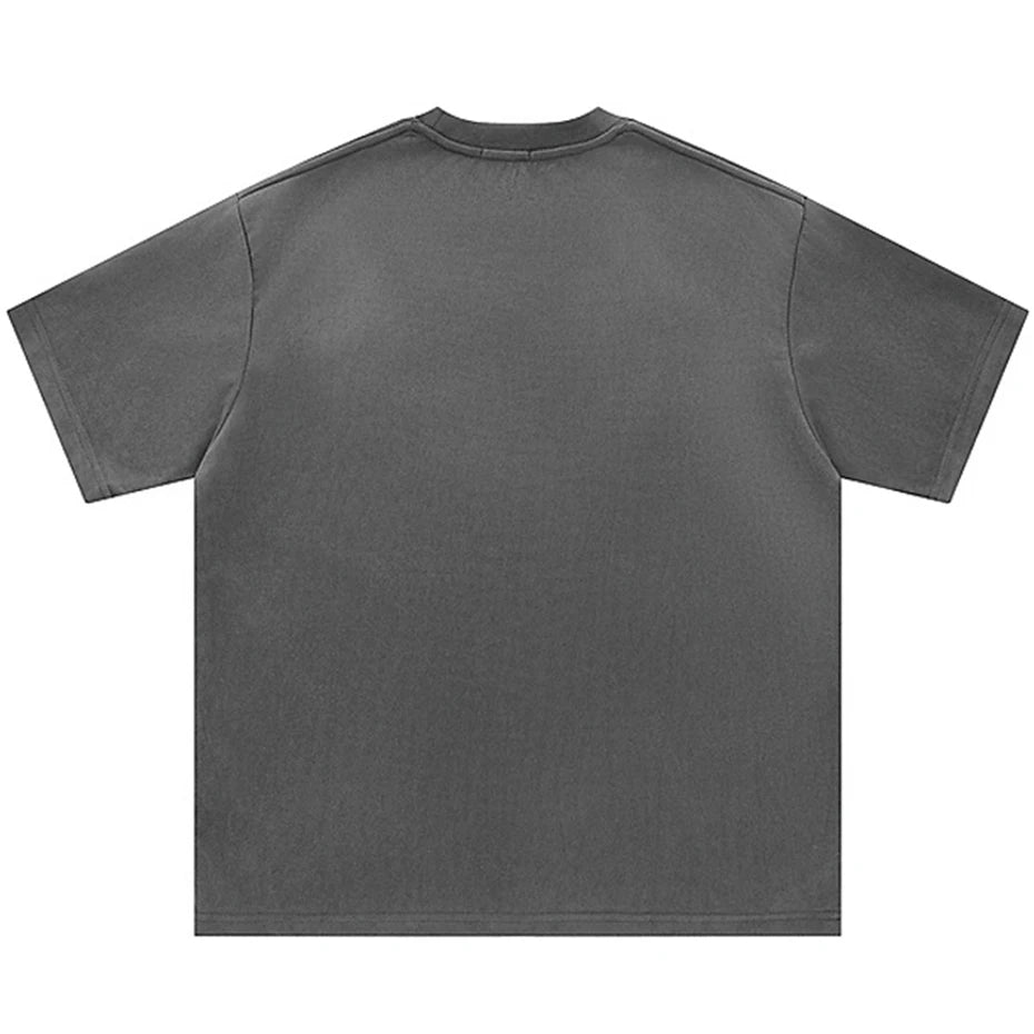 Men Suede Tshirt Reflective Striped Main image
