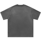 Men Suede Tshirt Reflective Striped