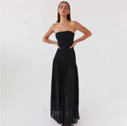 Women's Elegance Max Strapless Slit Dress