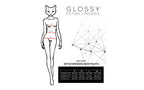 Glossy Dress Wetlook With Red Laces Julie Medium Glossy