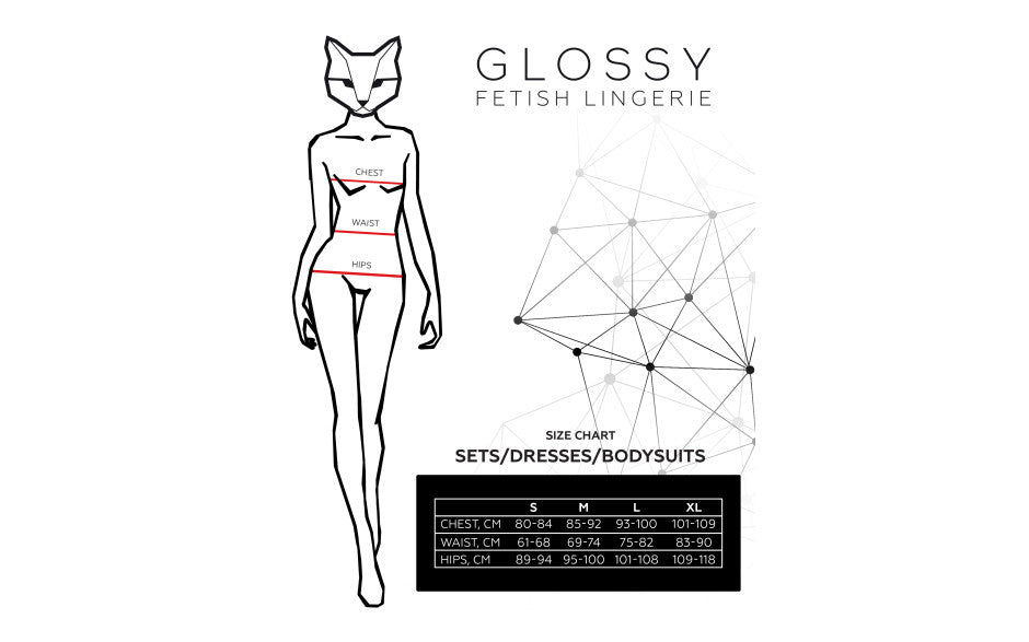 Glossy Stacy Bodysuit Large Glossy