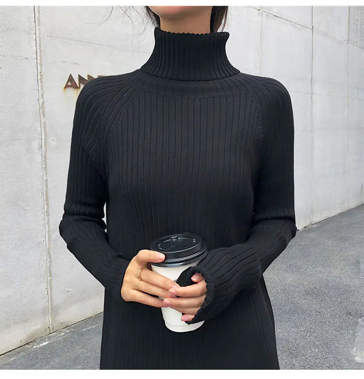 Women's Korean Style Knit Dress