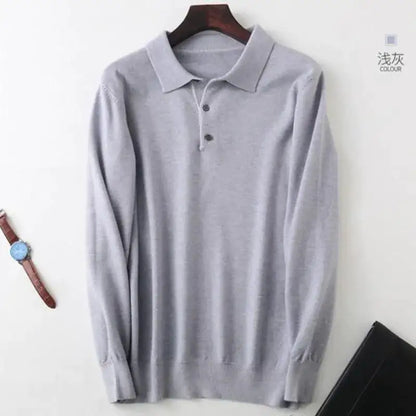 Luxurious Polo Sweater For Men