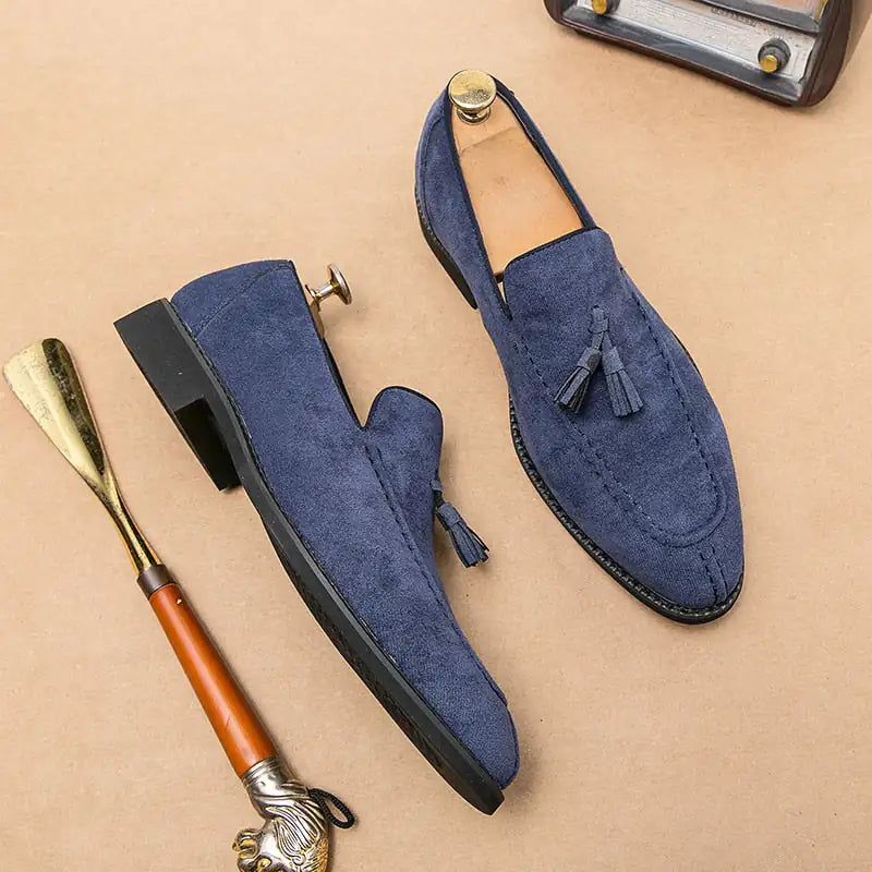 Tassel Leather Loafers For Men Main image