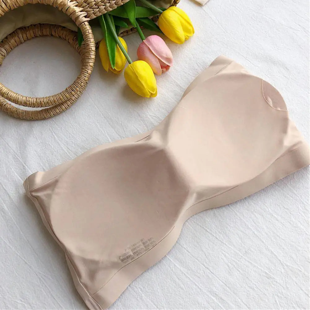 Strapless Lírio Fit Silk Bra Ice 3 Unit Kit