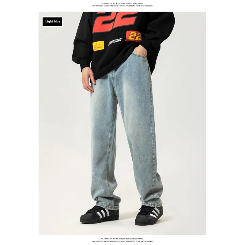 Men's Wide Leg Leisure Jeans Main image