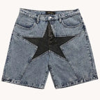 Star Jean Shorts