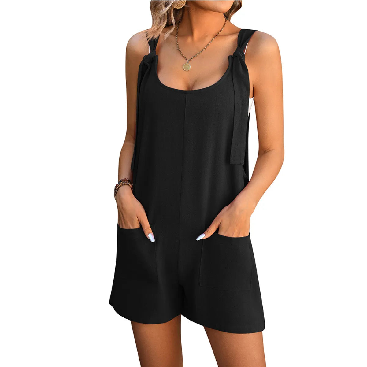 Women's Summer Jumpsuit With Pockets