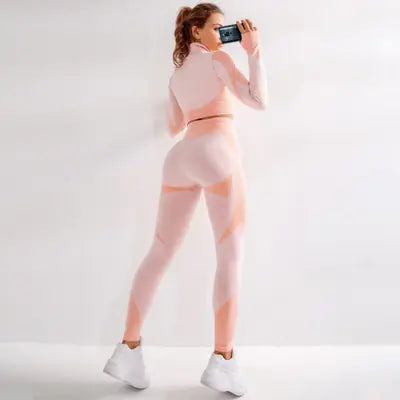 Women's Seamless Yoga Set Fitness Activewear