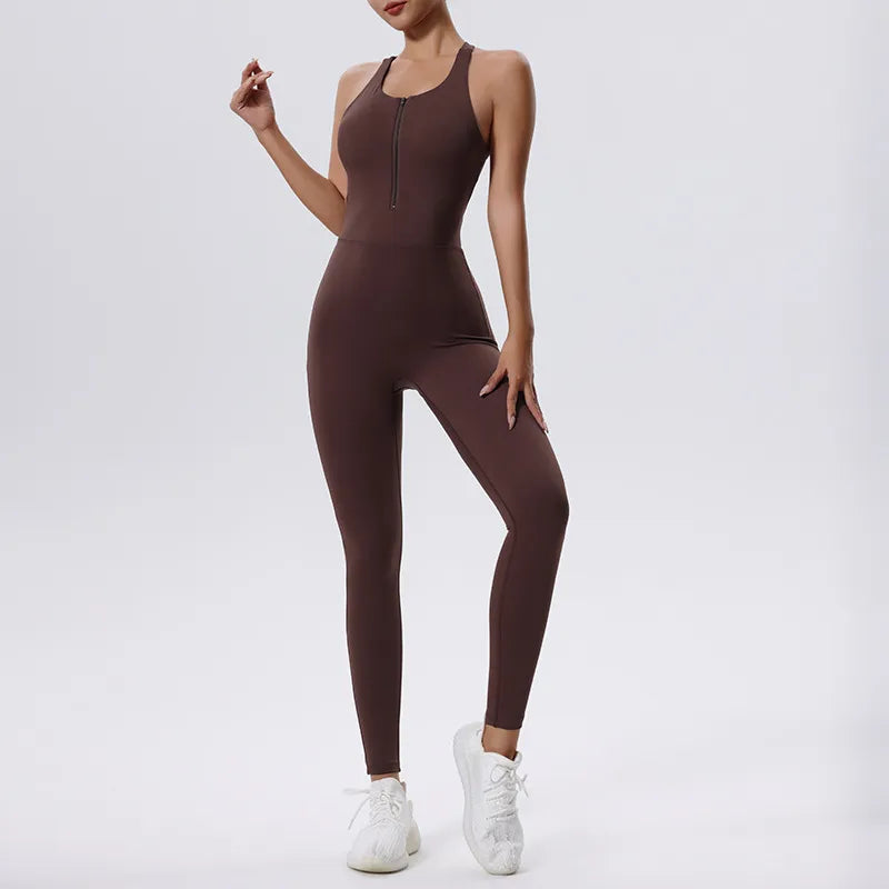 Women's Sleeveless One Piece Jumpsuit