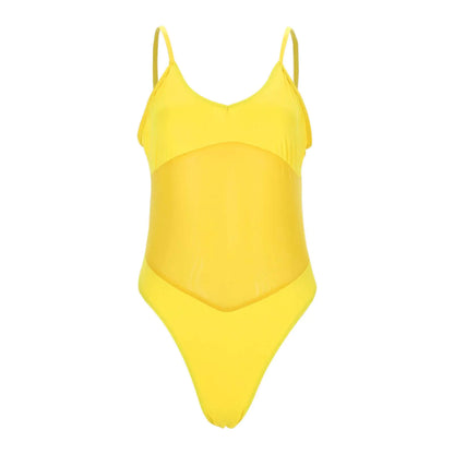 Women's One Piece Tie Up Bikini Swimsuit