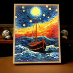 Anime Painting With LED Light