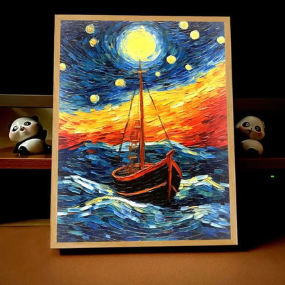 Anime Painting With LED Light