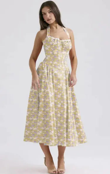 Women's Halter Lace Dress